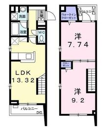 シュトラーレ四番町 304 間取り図