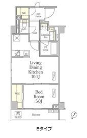 パークペルル池尻 211 間取り図