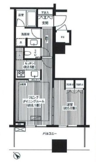 エアライズタワー 10階 間取り図