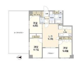 レゾンブリエ新中野 5階 間取り図