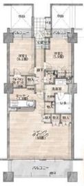 グランアルト豊洲 4階 間取り図