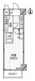 グランパセオ高田馬場 503 間取り図