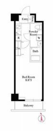 グランパセオ高田馬場 404 間取り図