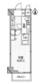 グランパセオ高田馬場 504 間取り図