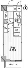 グランパセオ高田馬場 703 間取り図