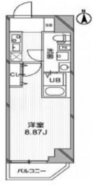 グランパセオ高田馬場 505 間取り図