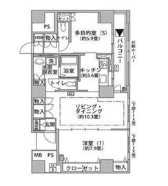 東雲キャナルコートCODAN 20-507 間取り図