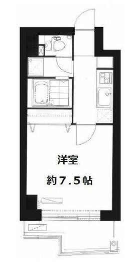 レジーナエビス 504 間取り図