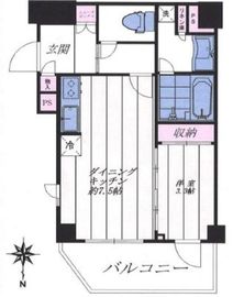 ダイナシティ高田馬場 6階 間取り図
