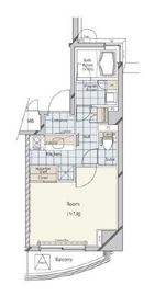 コンシェリア芝公園D's 14階 間取り図