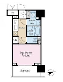 グランテール代々木 2F2 間取り図