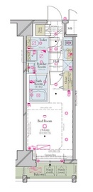 コンシェリア三田 4階 間取り図