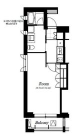 フレンシア麻布 103 間取り図