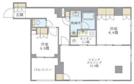 アパートメンツ不動前 307 間取り図