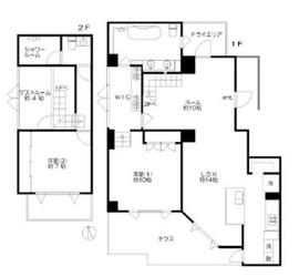 ヴィラアイシス南青山 103 間取り図