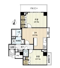 ガーデンホームズ白金 2階 間取り図