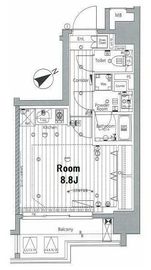 メイクスデザイン三軒茶屋 303 間取り図