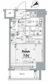 メイクスデザイン三軒茶屋 305 間取り図