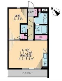ガーデンテラス柿の木坂 304 間取り図
