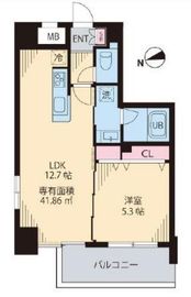 ルカナル門前仲町 905 間取り図