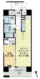 アピス代官山 8階 間取り図