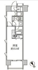 クリオ五反田 906 間取り図