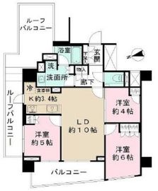 ザ・パークハウス市谷加賀町 5階 間取り図