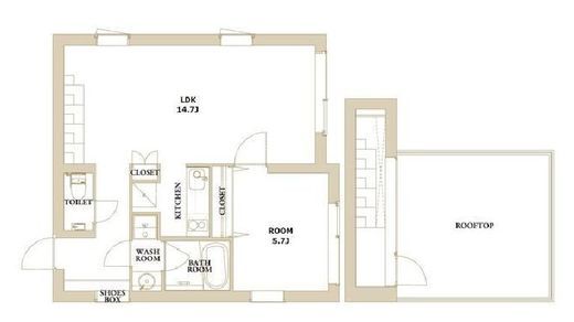 エスセナーリオ南麻布 303 間取り図