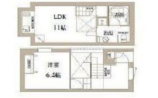 エスセナーリオ南麻布 103 間取り図
