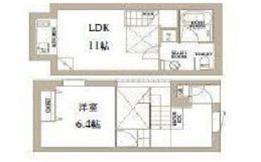 エスセナーリオ南麻布 103 間取り図