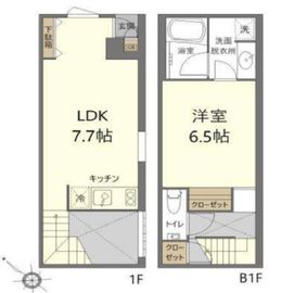 エスセナーリオ南麻布 104 間取り図