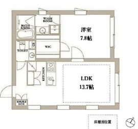 エスセナーリオ南麻布 203 間取り図