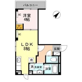 六本木スカイエ 201 間取り図