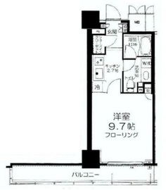 品川タワーフェイス 18階 間取り図