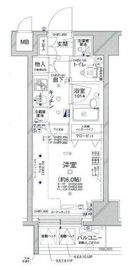 コンシェリア新橋 7階 間取り図