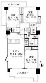 藤和シティホームズ池田山 7階 間取り図