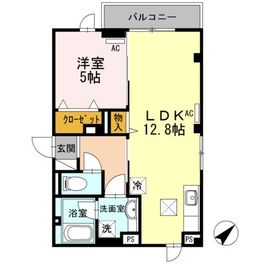 六本木スカイエ 102 間取り図