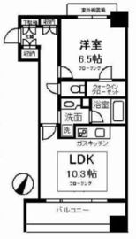 ファミールグラン銀座4丁目 6階 間取り図