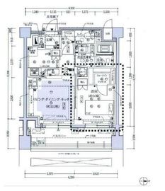 ジオ新宿百人町 6階 間取り図