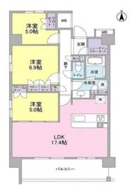 アンビエンテ経堂 510 間取り図