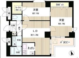 グリーンコート 404 間取り図