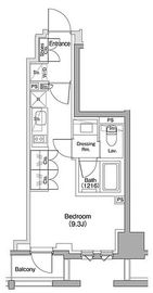 ザ・パークハビオ碑文谷 503 間取り図