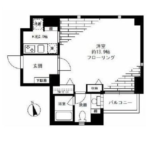 FLEG目黒平町 034 間取り図