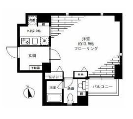 FLEG目黒平町 034 間取り図