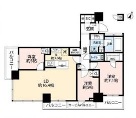 ブリリアザ・タワー東京八重洲アベニュー 9階 間取り図