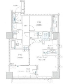 ザ・パークハウス恵比寿 4階 間取り図