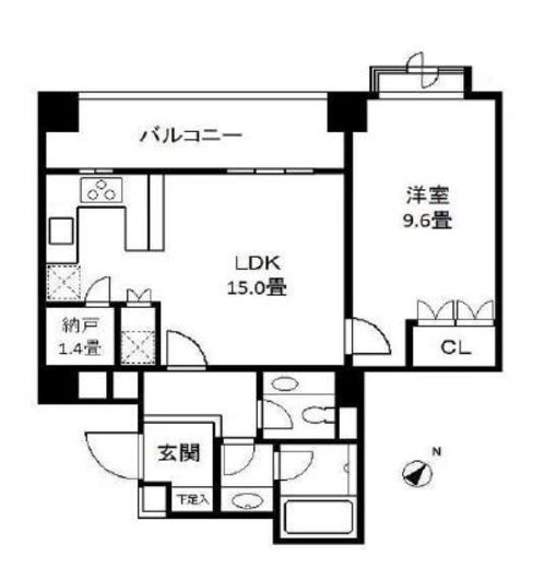 ステラメゾン碑文谷 307 間取り図