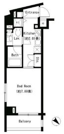 タキミハウス西早稲田 501 間取り図