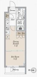 オーキッドレジデンス住吉 311 間取り図