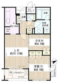 エル・セレーノ西早稲田 402 間取り図